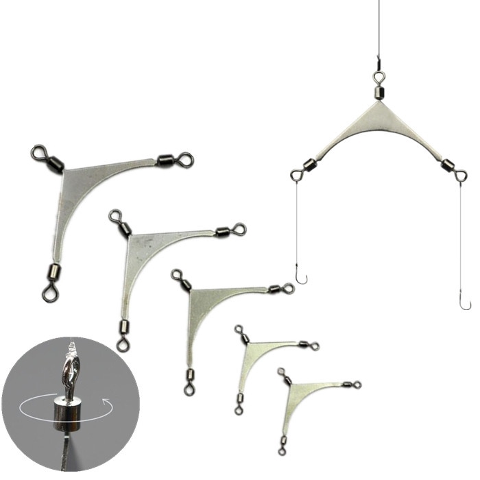 american fishing rolling pole swivel AFW Solid Brass Ball Bearing Snap Swivels with Welded Rings Increased Strength 3 Way Stainless Steel Fishing