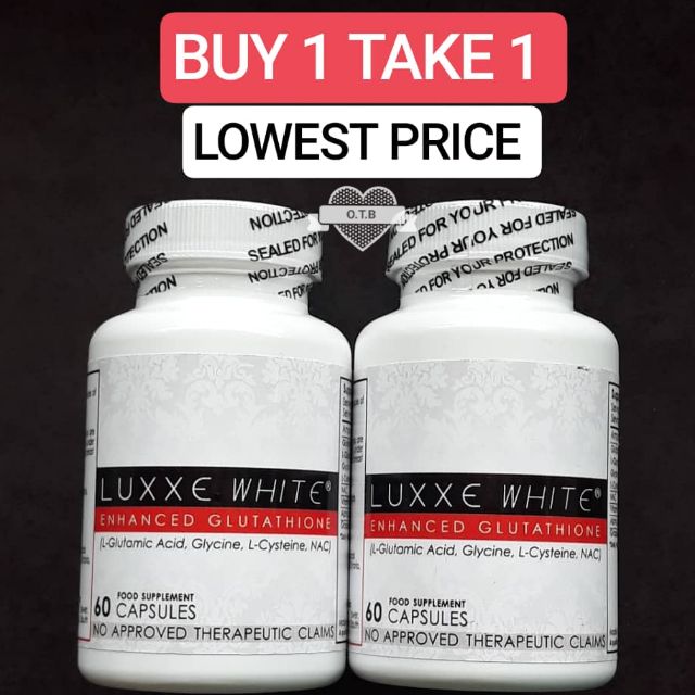 AUTHENTIC) Luxxe White (Enhanced Glutathione) / 60 Capsules