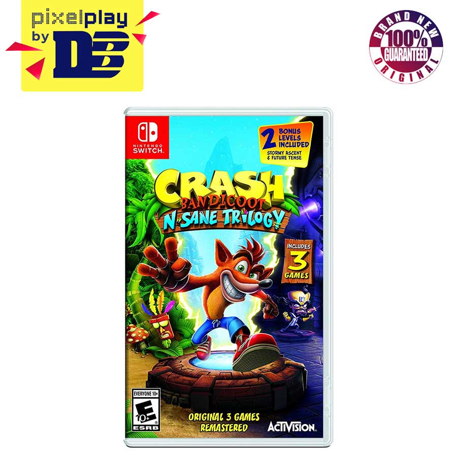 NSW Crash Bandicoot N. Sane Trilogy (With 2 Bonus Levels Included) (US ...