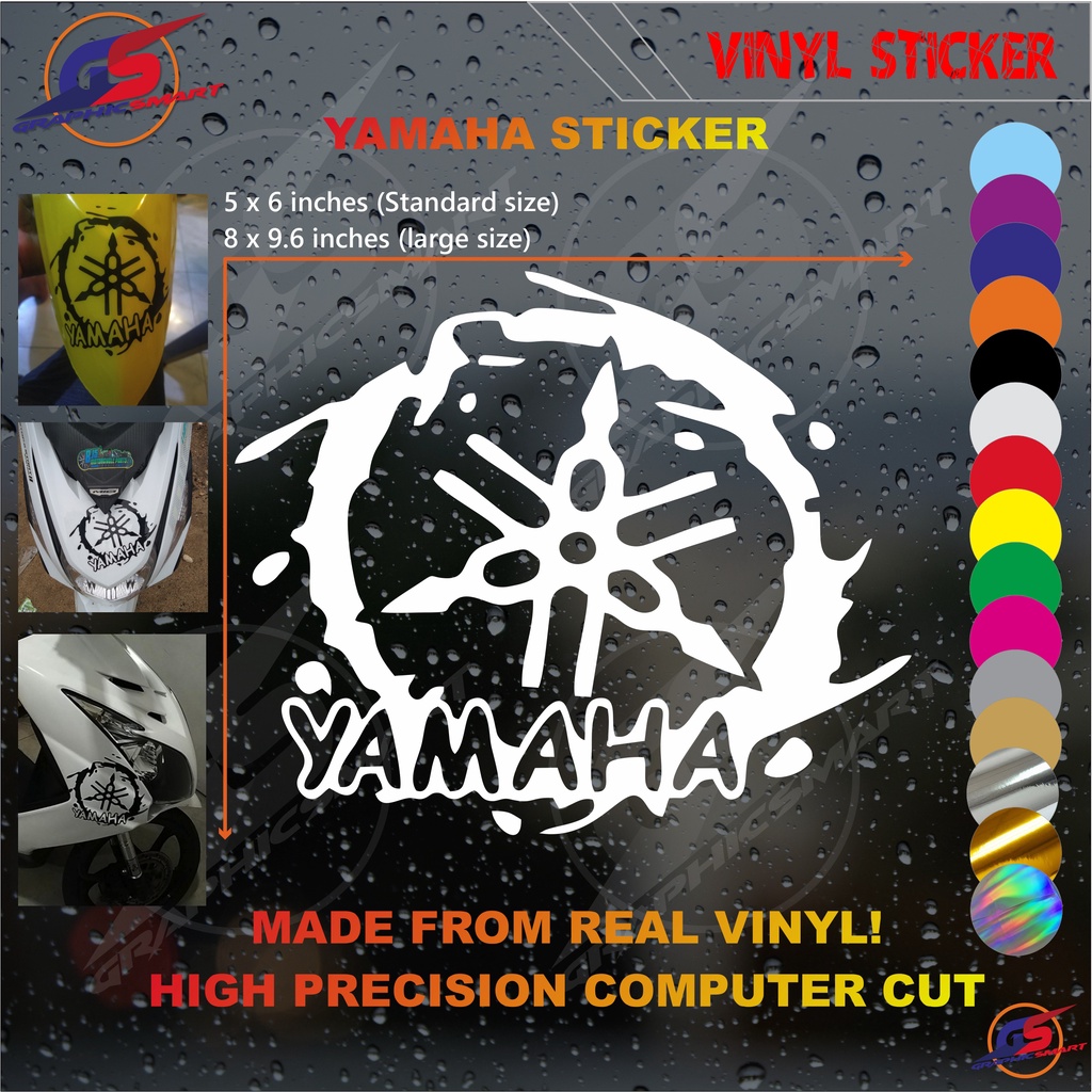 YAMAHA LOGO v2 Motorcycle Sticker Decal Vinyl