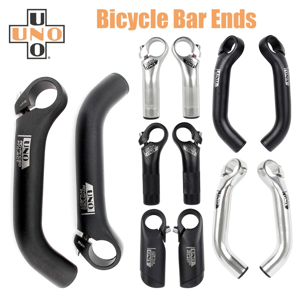 UNO Mountain Bicycle Handlebars Bar Ends 1 Pair Aluminum Alloy ...