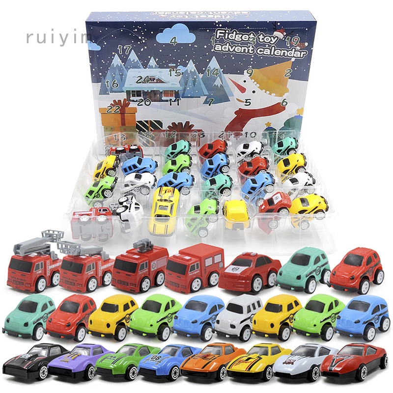 Advent Calendar 2021 Kids Car Advent Calendars With 24 Pulls Back Cars