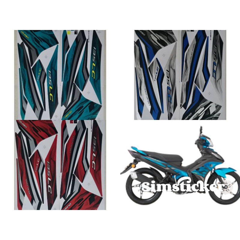 LC135 (19) V2 V3 V4 V5 V6 V7 BODY STICKER | Shopee Philippines