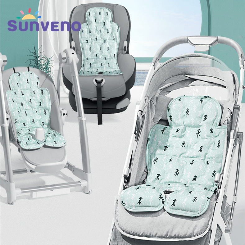 SUNVENO Breathable Baby Stroller Mat Ice Cushion Summer Baby Safety ...