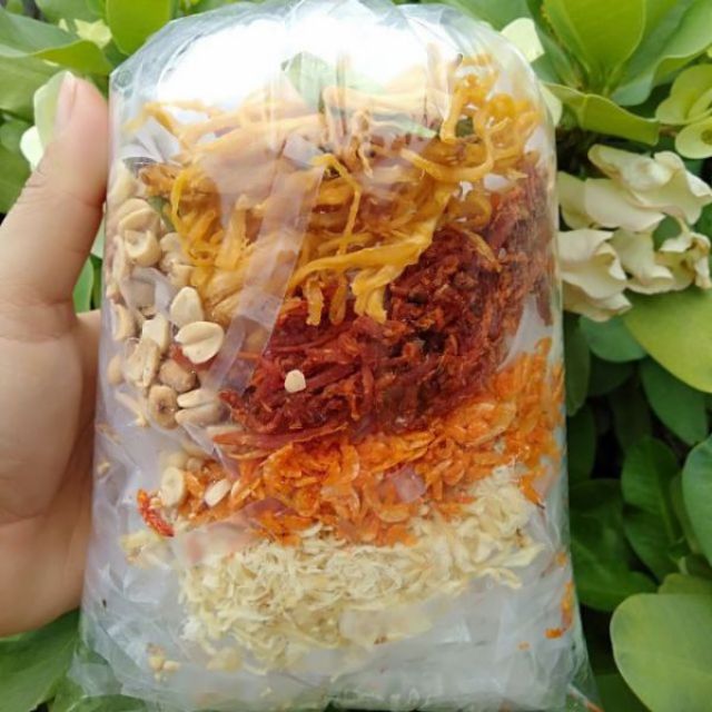 SA 1 bag of rice paper mixed with fried onions and satay shopnamdung to ...