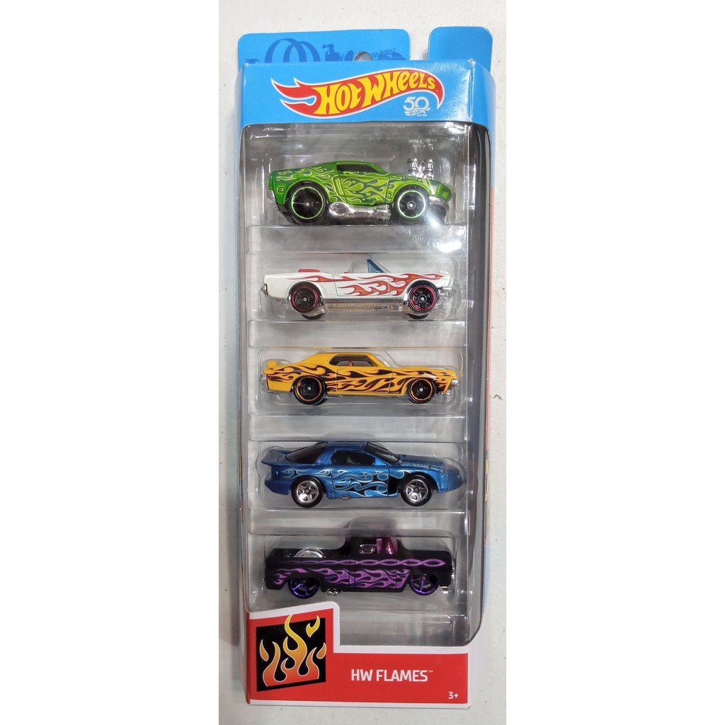 Hot wheels flames 5 cheap pack 2018