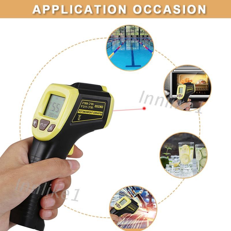 Gm320s Infrared Thermometer LCD Infrared Industrial High Temperature