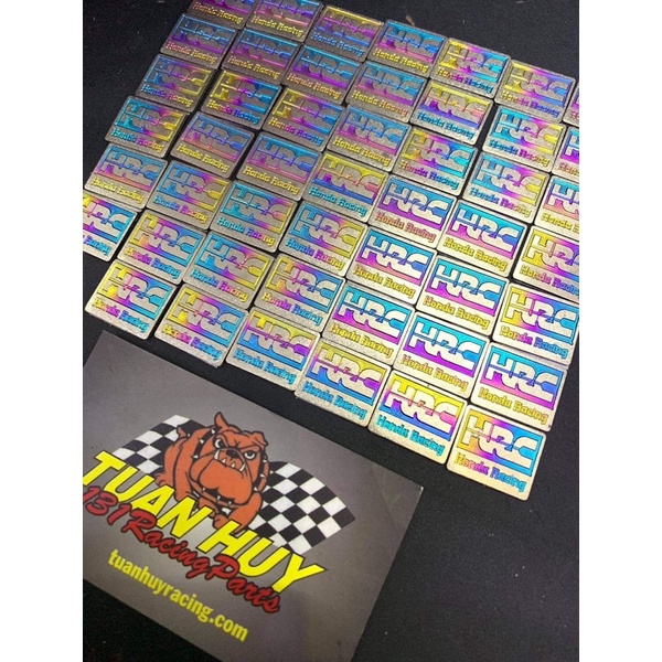 Titanium stamp small square logo honda watch sticker (titanium stamp ...