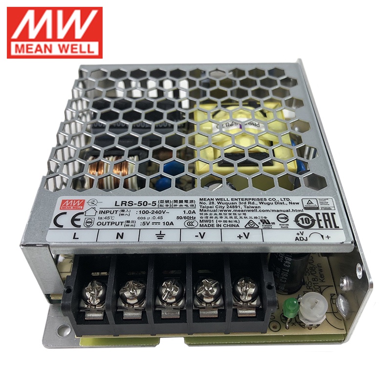 MW Mean Well RS-50-5 Alimentation à Découpage 5 V/DC 10 A 50 W A042721