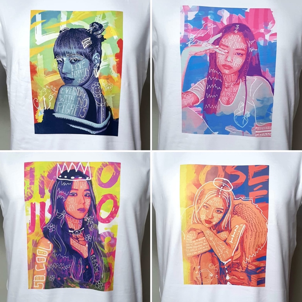 KPOP BlackPink Lovesick Girls Collection Graphic T-Shirts (unisex ...