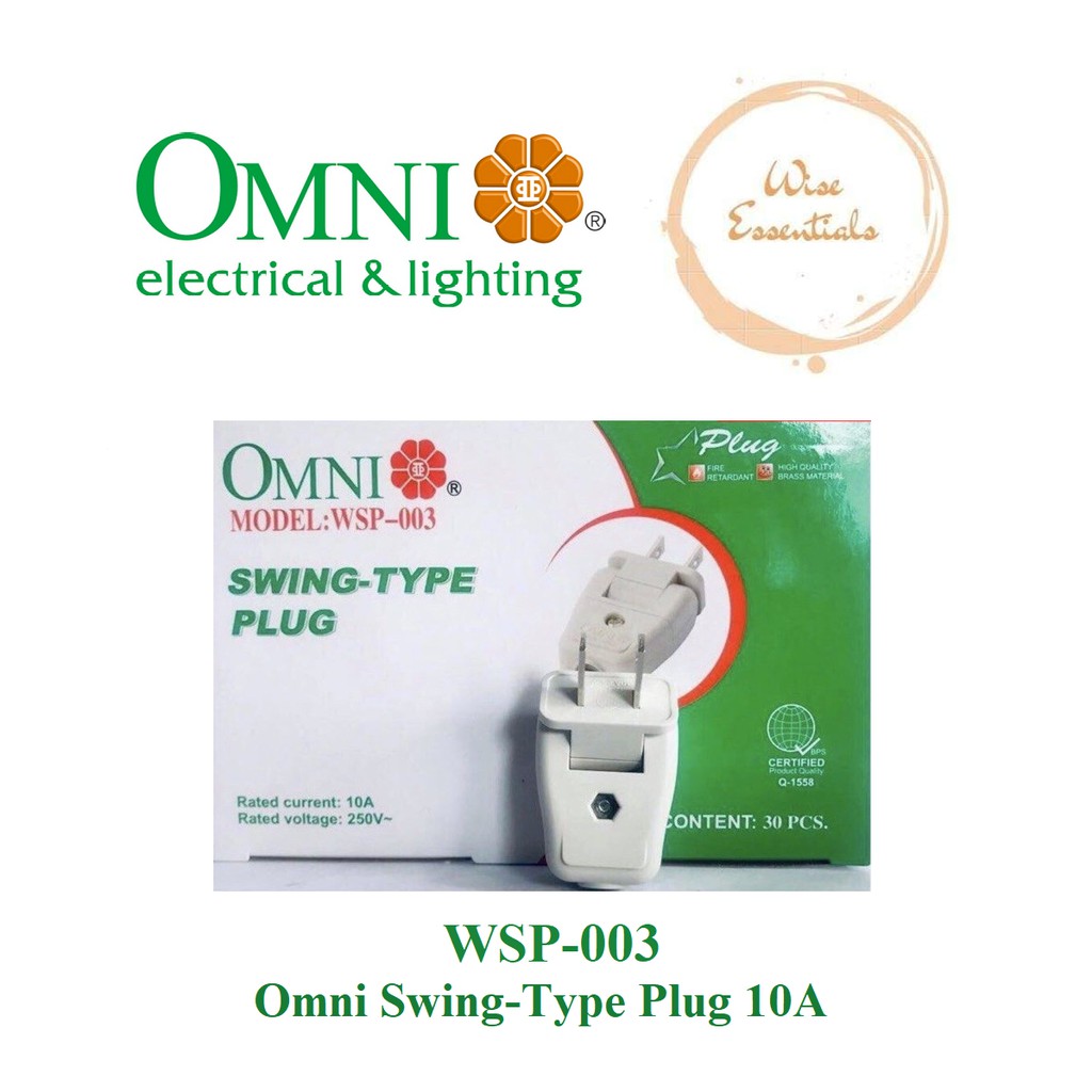 OMNI Swing Type Plug | Shopee Philippines