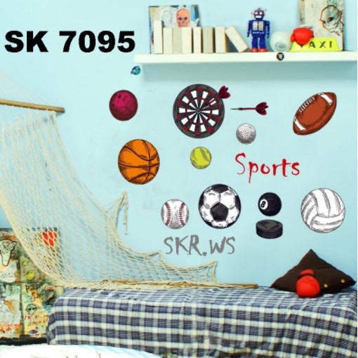Sport wall stickers uk 50cm x 70 cm | Shopee Philippines