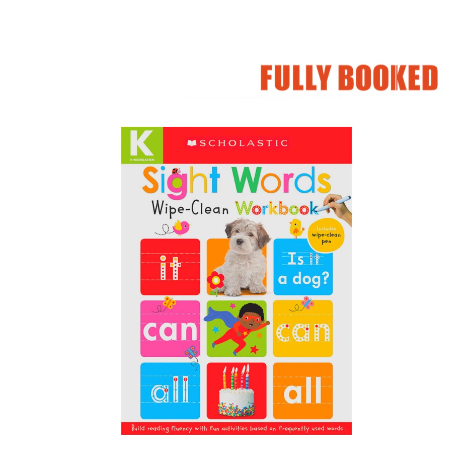 Sight Words Scholastic Early Learners, WipeClean Workbook (Spiral