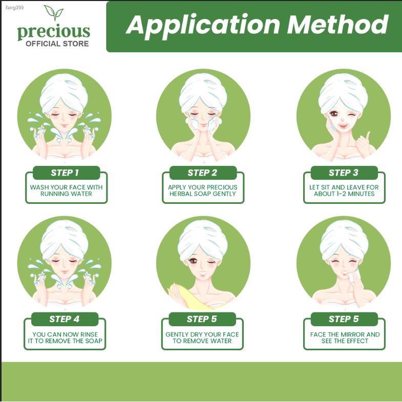 Precious Herbal Solutions Tawas Baking Soda body wash soap facial for