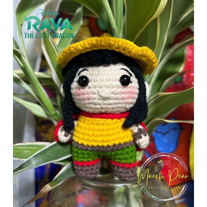Crochet doll RAYA Amigurumi | Shopee Philippines
