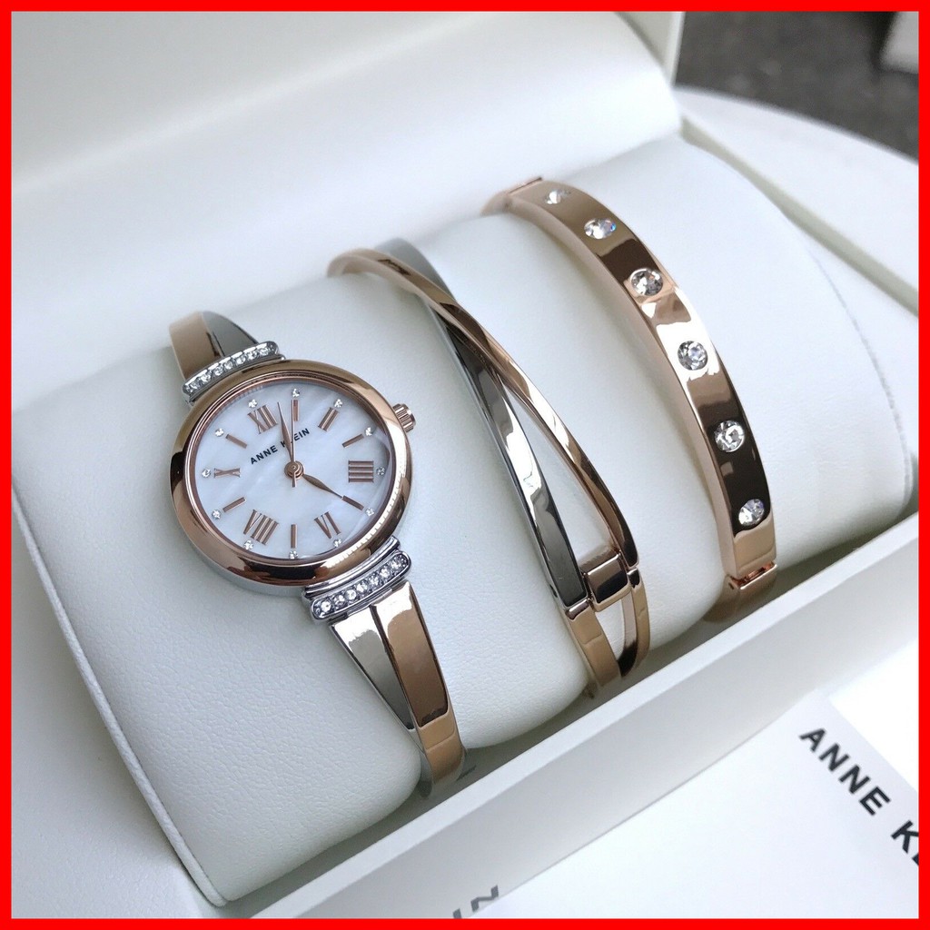 Anne klein watch hot sale and bangle set