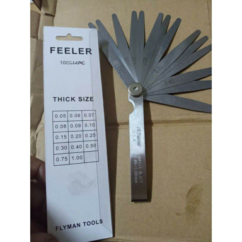 Flyman Feeler Gauge Valve Clearance Gauge Shopee Philippines