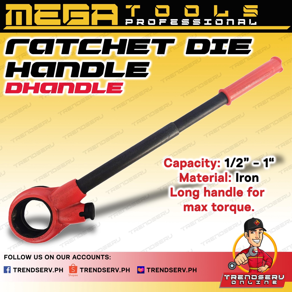 MEGA Ratchet Die Handle DHANDLE Shopee Philippines