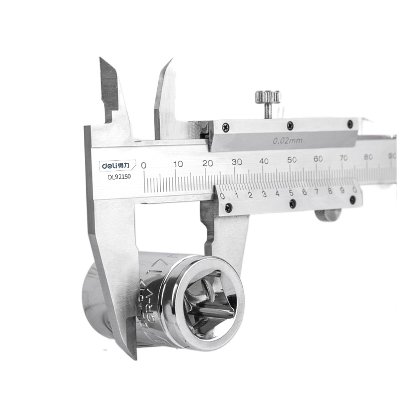 Deli Vernier Caliper Manual NonDigital Stainless Steel Calipers 0