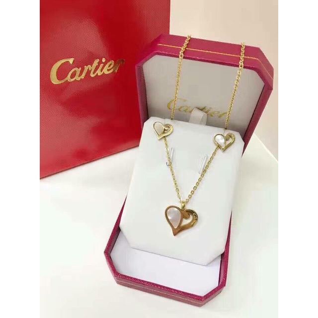 Cartier Necklace Set Shopee Philippines