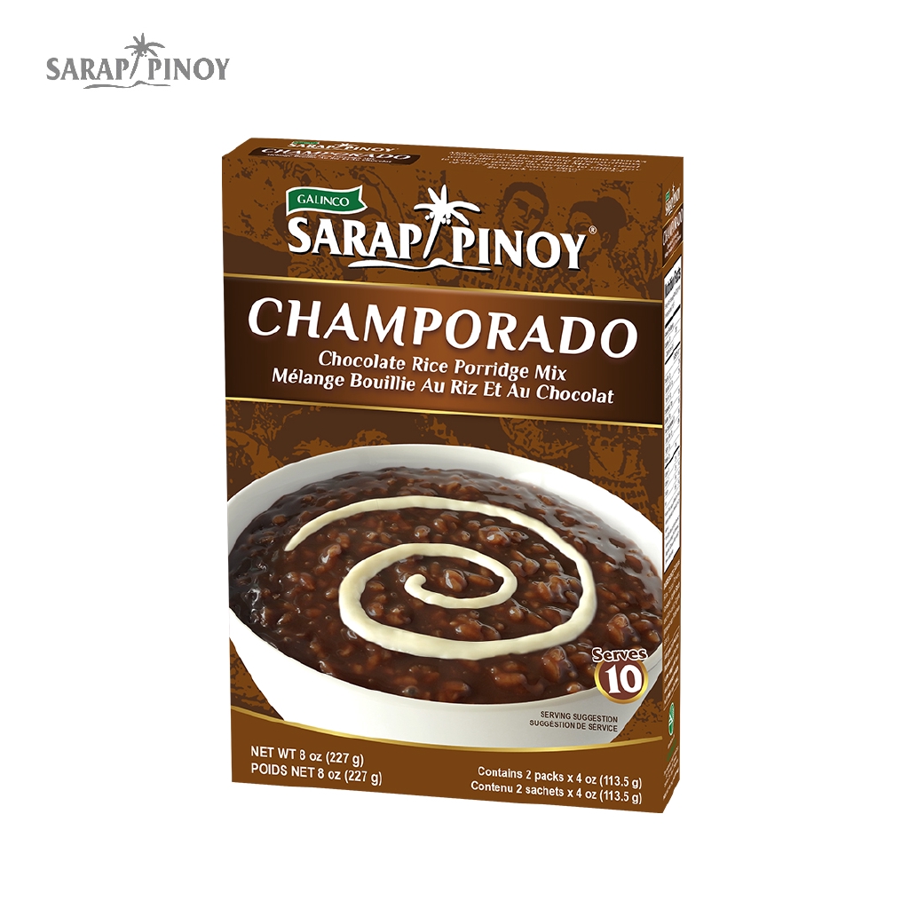 Sarap Pinoy Champorado Mix 227g (1 box) - Chocolate Rice Porridge Mix ...