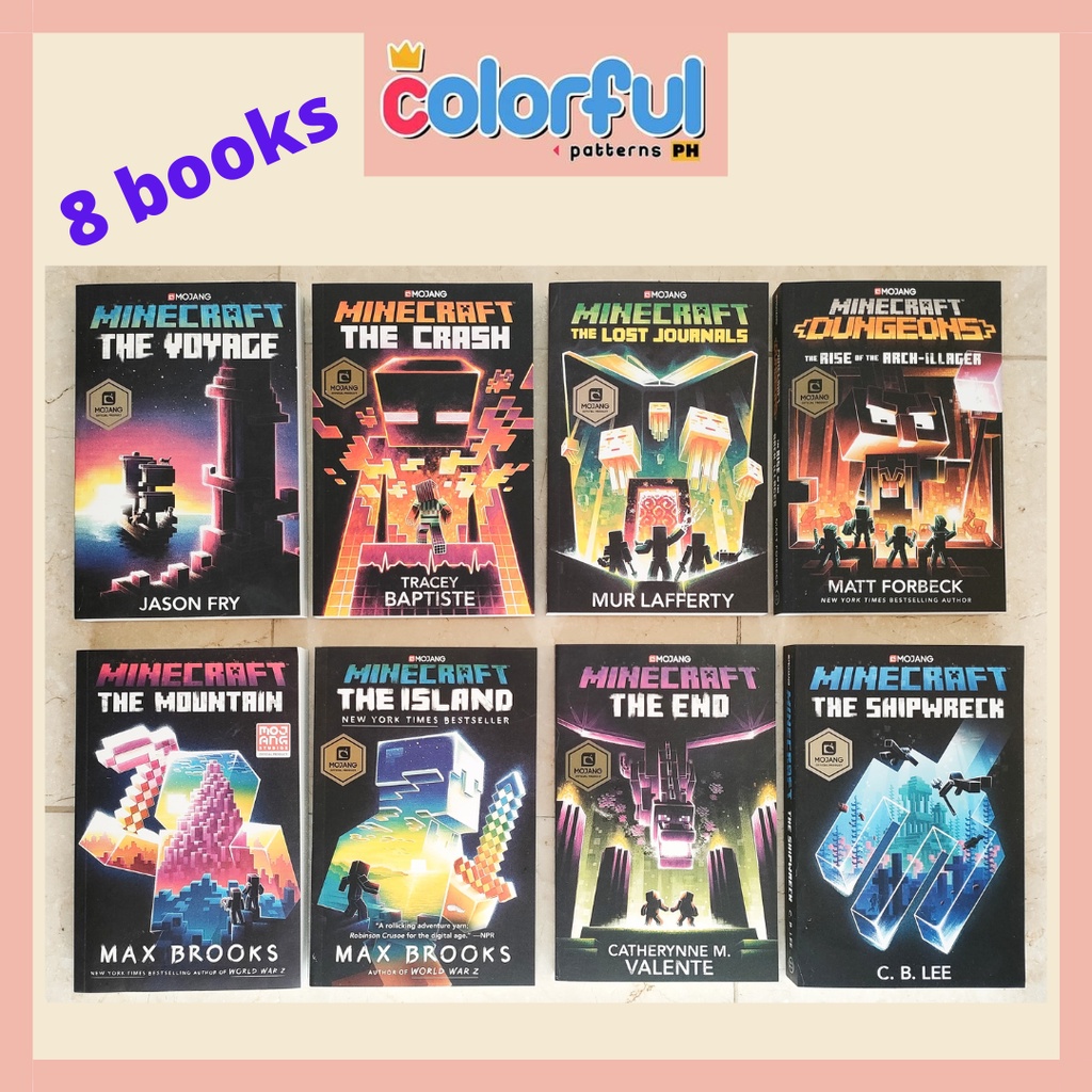 Minecraft Voyage/ Shipwreck/ Island/ Mountain/ The End etc (8 Books ...
