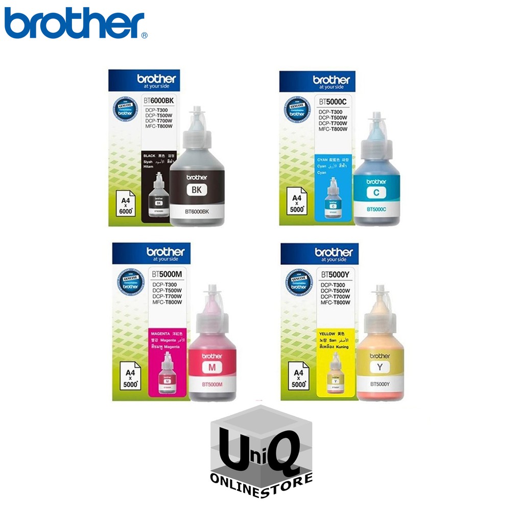 Brother Ink (Original) BT6000BK, BT5000C, BT5000M, BT5000Y for Brother ...