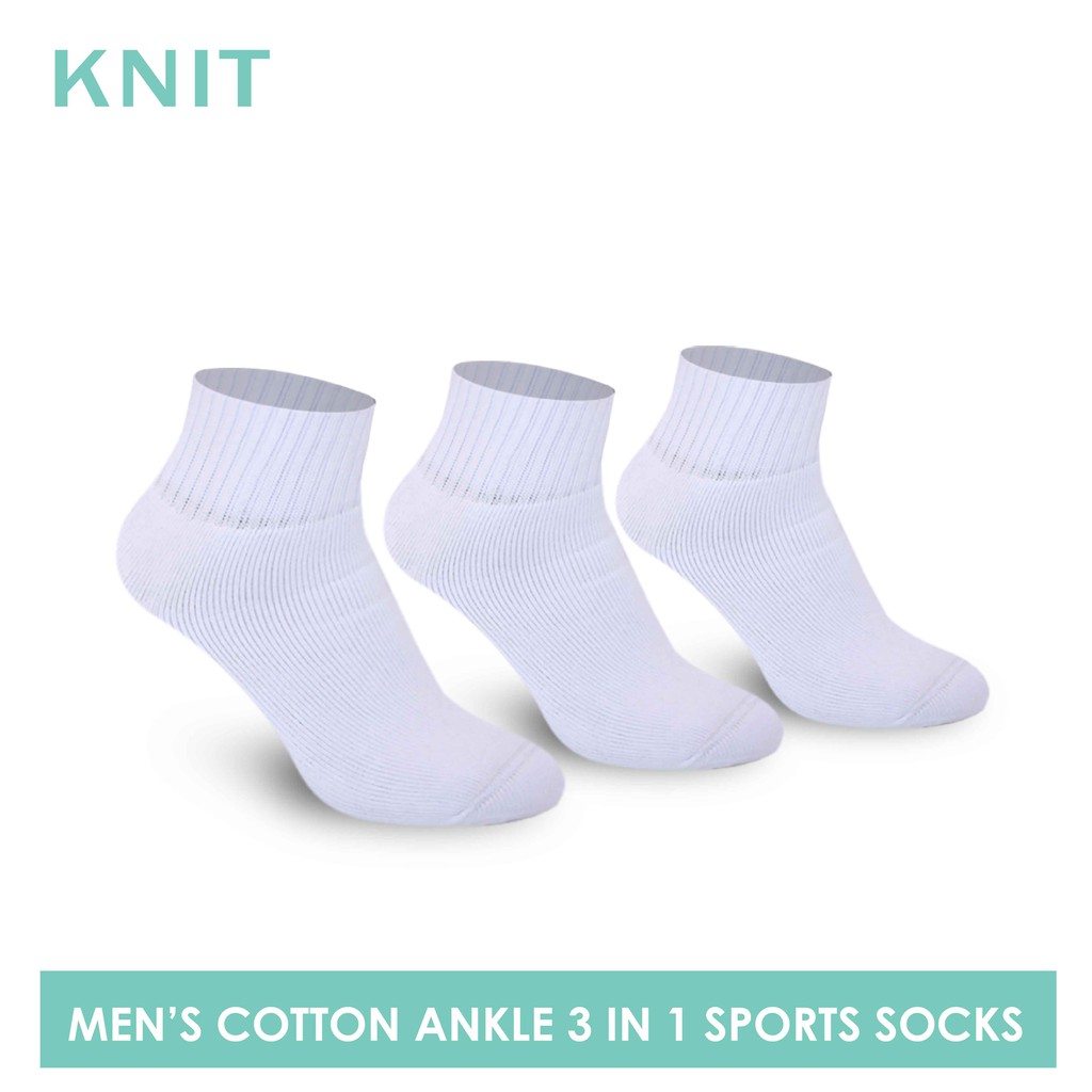 6-Pack Men's Cotton Ankle Socks - Soft Breathable Socks For Sports & Daily Wear (Sizes 7-12)