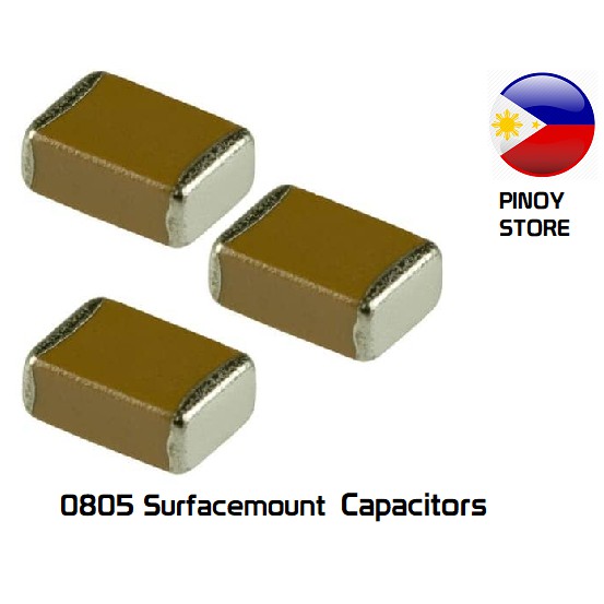 3pcs surface mount capacitors 0805 multilayer ceramic capacitor MLCC