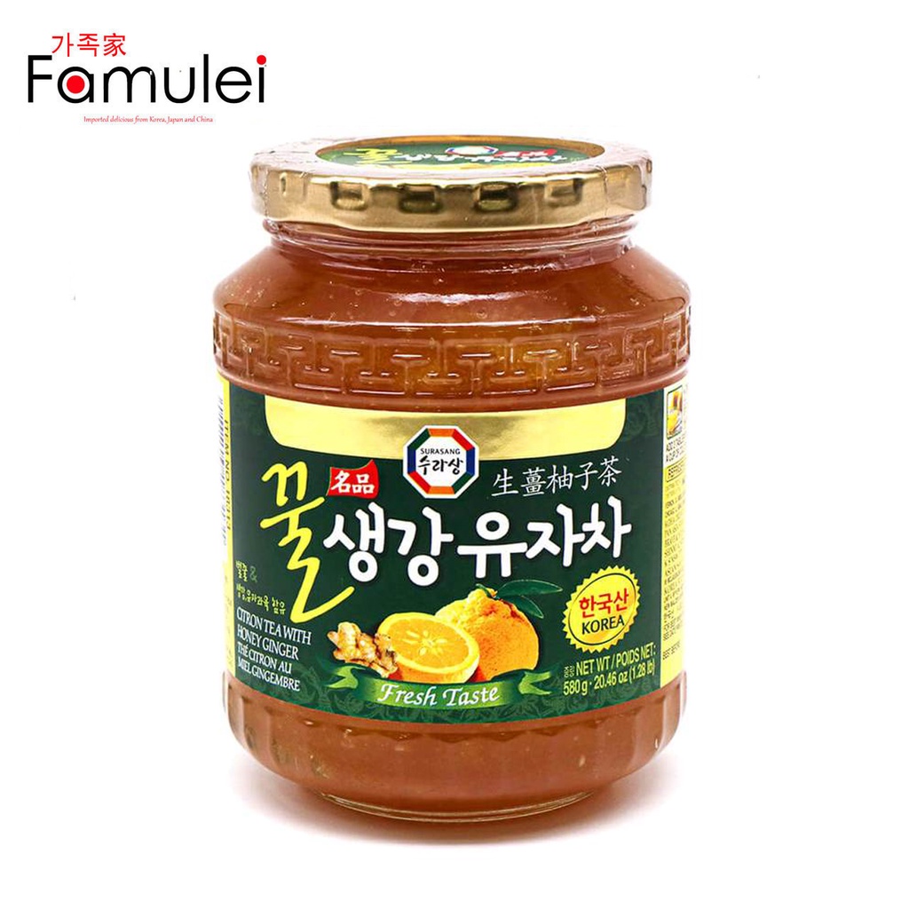 Surasang Korean Citron Tea With Honey Ginger 580g Shopee Philippines 8462