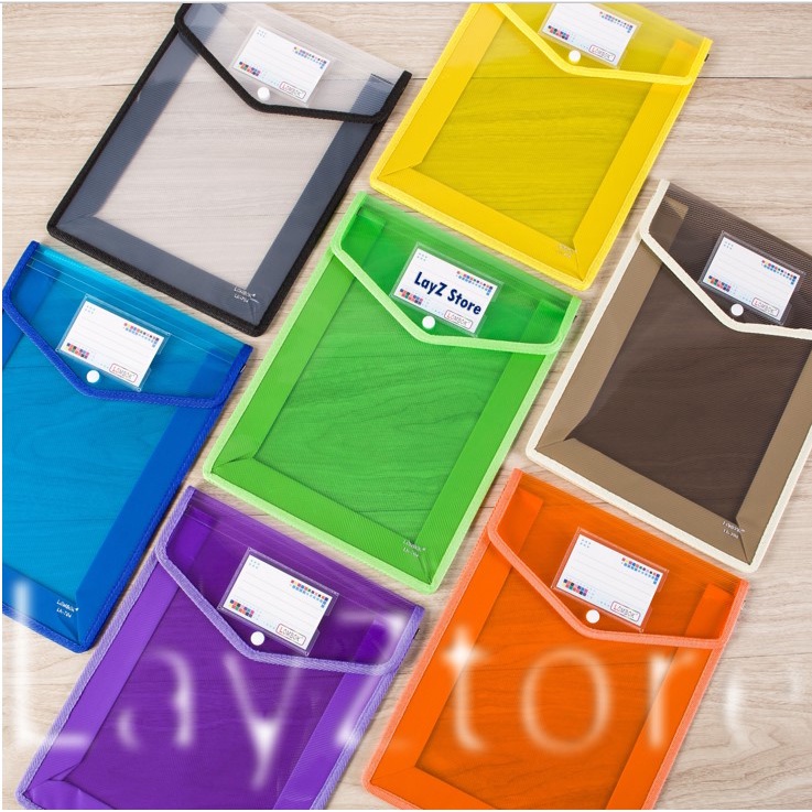 A4 Plastic Wallet Folder Envelope Waterproof Poly Envelope Plastic File ...