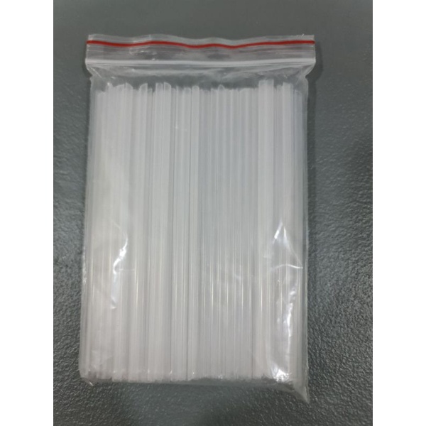 Drinking Straw Lollipop Straw Plastic Straw Zesto Straw Clear White ...