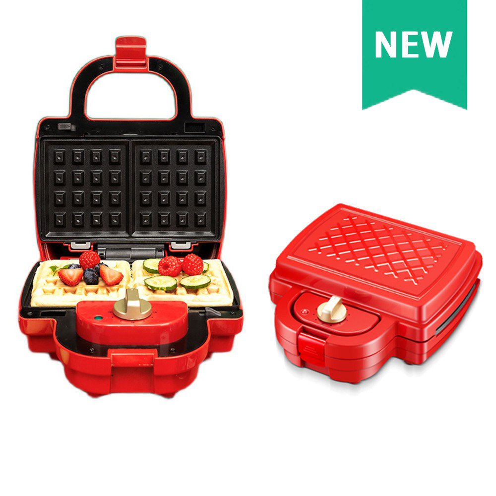 Double Sandwich Maker Waffle Maker Sandwich Grill,30 Minutes Timer