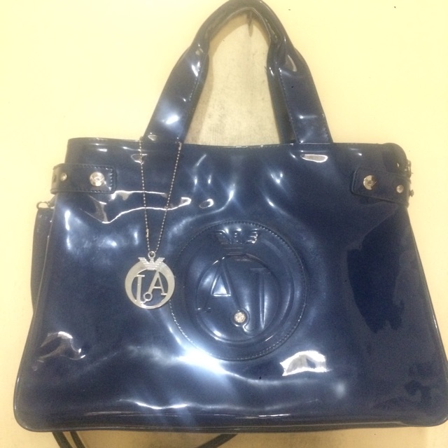 Original Armani Jeans Blue Bag Shopee Philippines