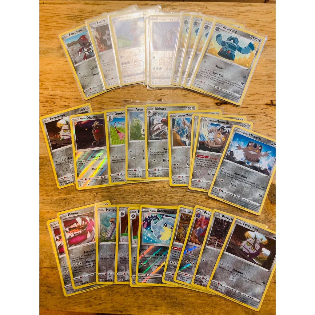 Reverse Holo Metal / Steel Original Pokemon TCG Trading Cards SALE! REV ...