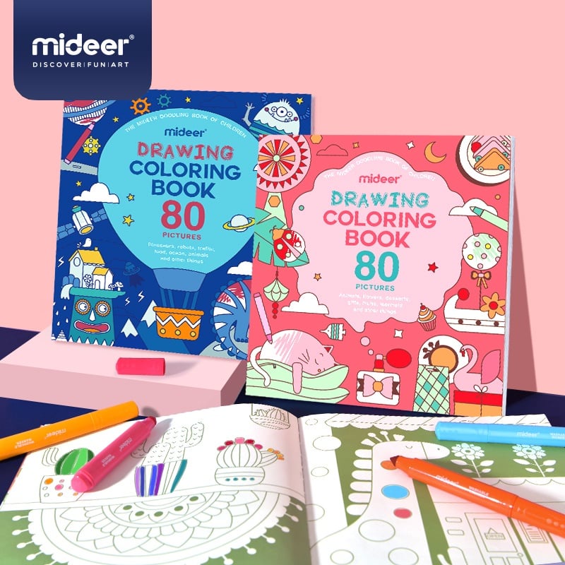 Mideer Drawing Coloring Book Shopee Philippines