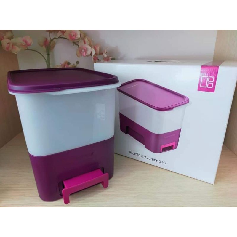 Tupperware Brands Rice Dispenser Junior 5kg (Purple) | Shopee Philippines