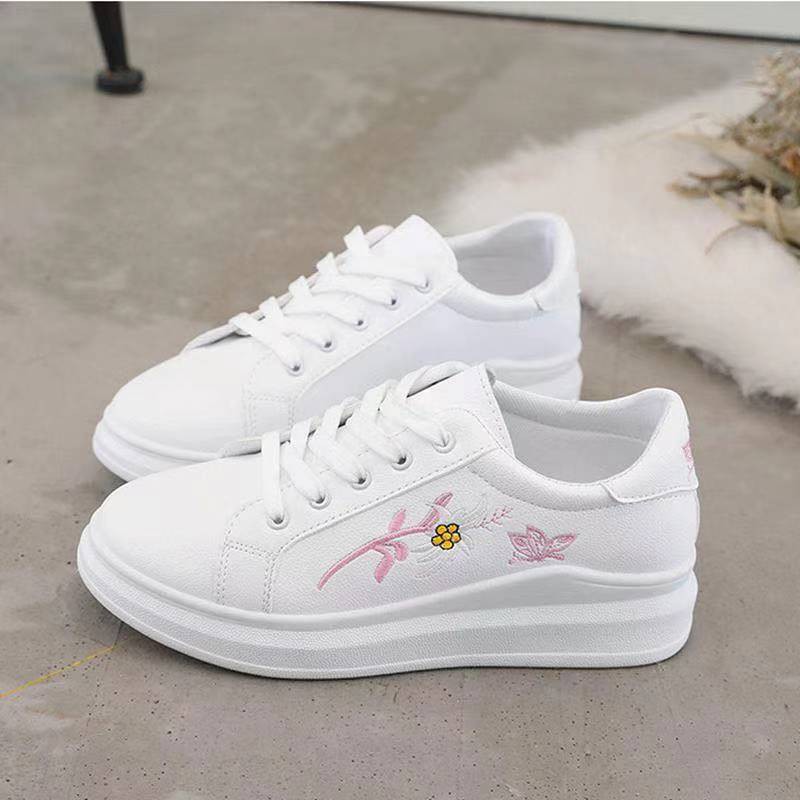 NEW korean fashion rubber white shoes for women sneakers | Shopee ...