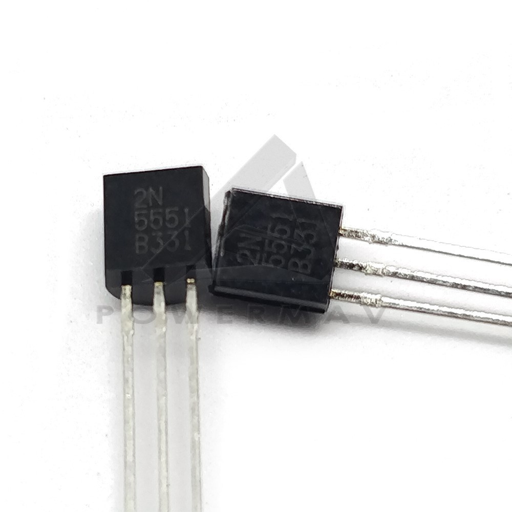 2pcs original 2n5551 transistor NPN Transistors Lower Power Material of