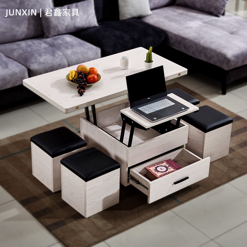 Nordic lifting coffee table dining table dualuse simple small living