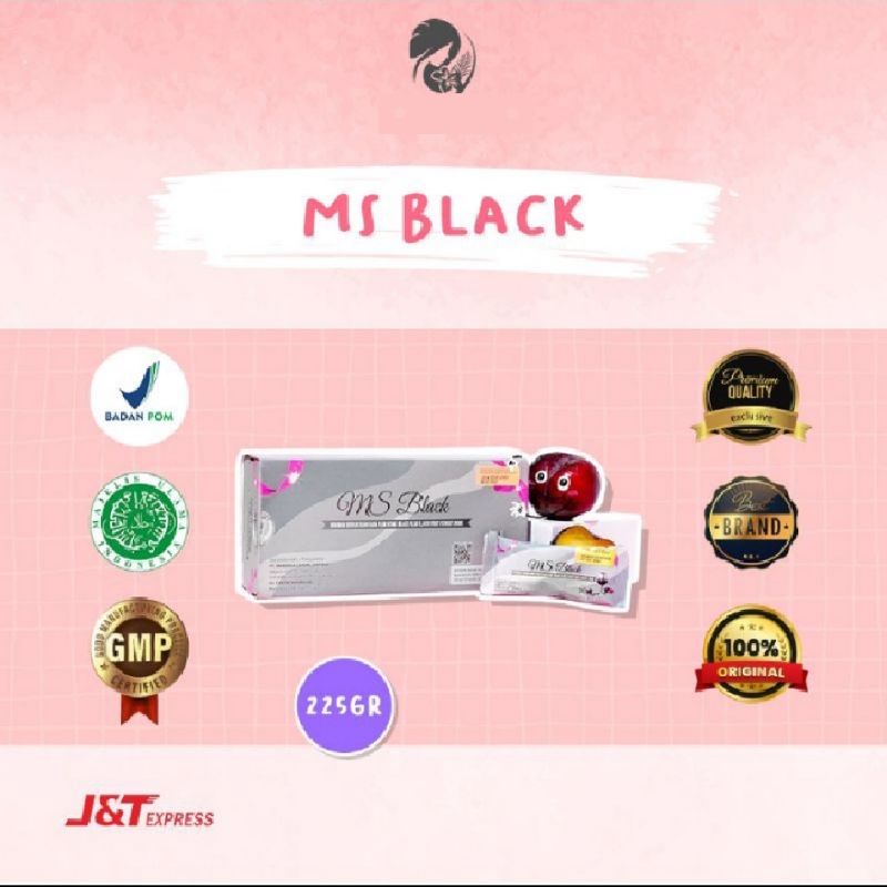 Ms BLACK (MS SLIM FIBER BLACK) SACHET | Shopee Philippines