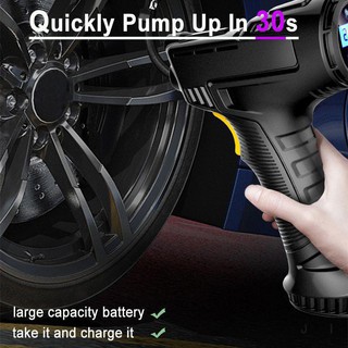 120W Handheld Air Compressor Inflatable Pump Portable Air Pump Car Tire ...