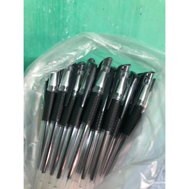 Cheap normal Black gel Pen (Real Picture) | Shopee Philippines