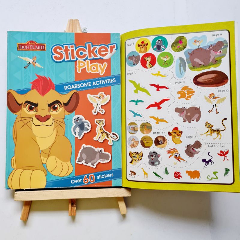Disney Sticker Play Activity Books Series: Princess, Toy Story, Lion ...