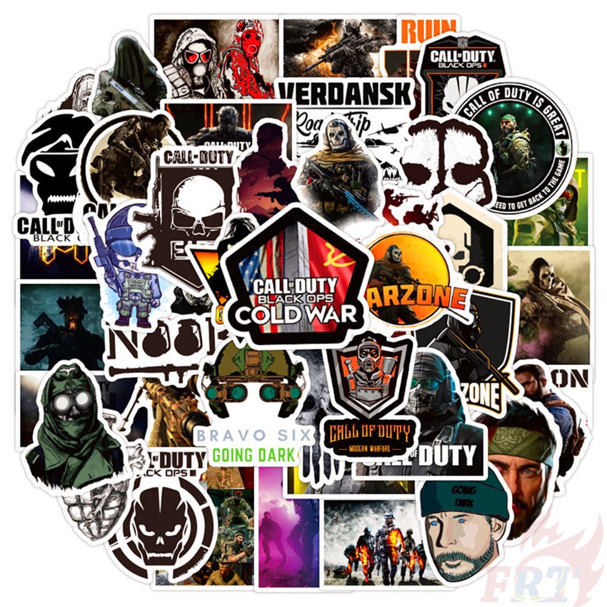 50Pcs/Set Call of Duty Series 04 Stickers FPS Games COD DIY Fashion ...