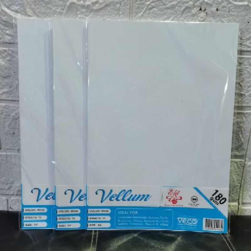 Vellum Board White/ Elit Specialty Board / 180gsm / A4 / 10 sheets Shopee Philippines