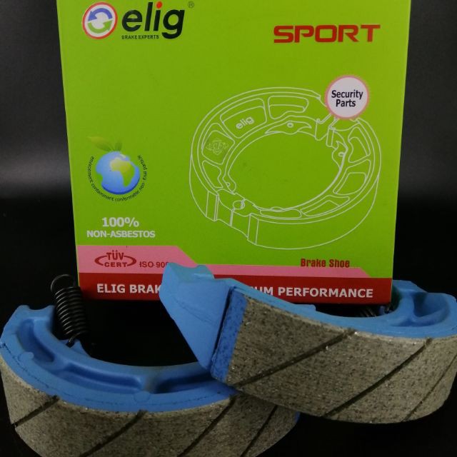 【READY Stock】 ♕Elig Brake Shoe for VEGA / RS100 REAR / SNIPER135 / SZ16
