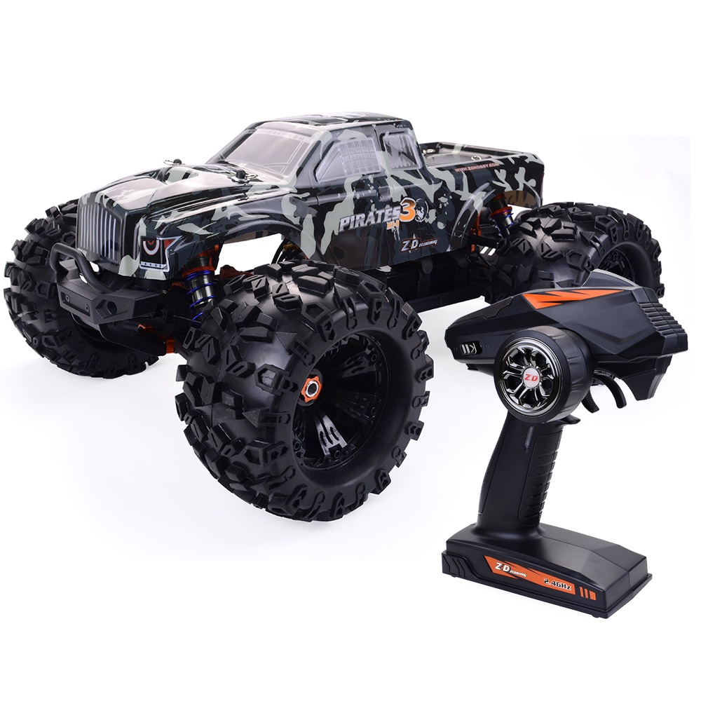ZD Racing 9116-V4 MT8 Pirates3 3S 2.4G 4WD 1/8 RTR MONSTER TRUCK Buggy ...