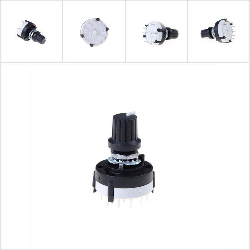 [noble]CARD ph 3P4T 3 Pole 4 Position Single Wafer Band Selector Rotary Switch R9UE Shopee