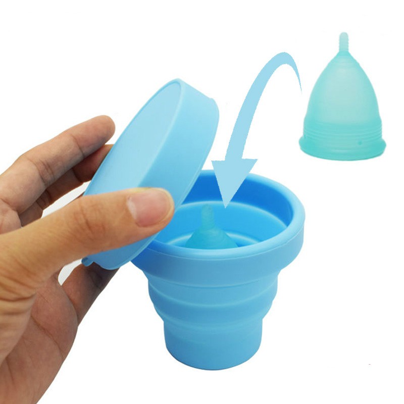 Menstrual Sterilizing Cup Collapsible Silicone Cup Flexible To Clean